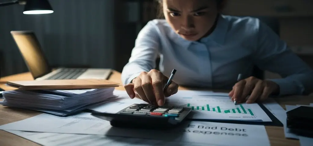 how to calculate the bad debt expense